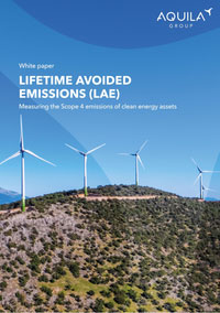 Lifetime avoided emissions of clean energy assets